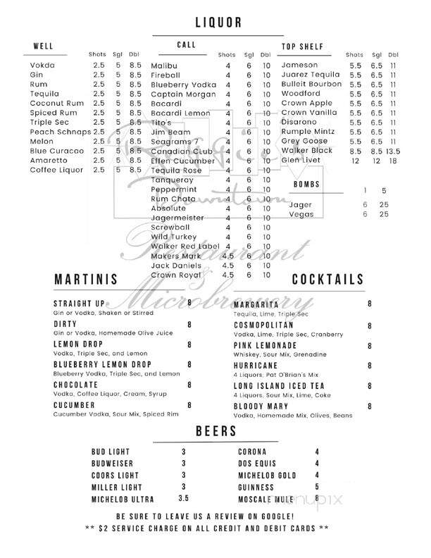 Reggie's Downtown - Crowley, LA menu_pic