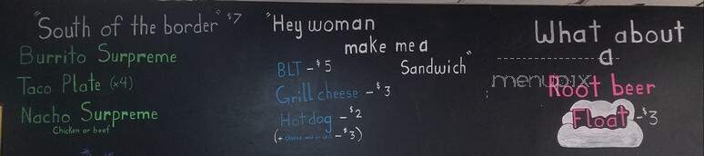 Rollin' Doe - Talihina, OK menu_pic