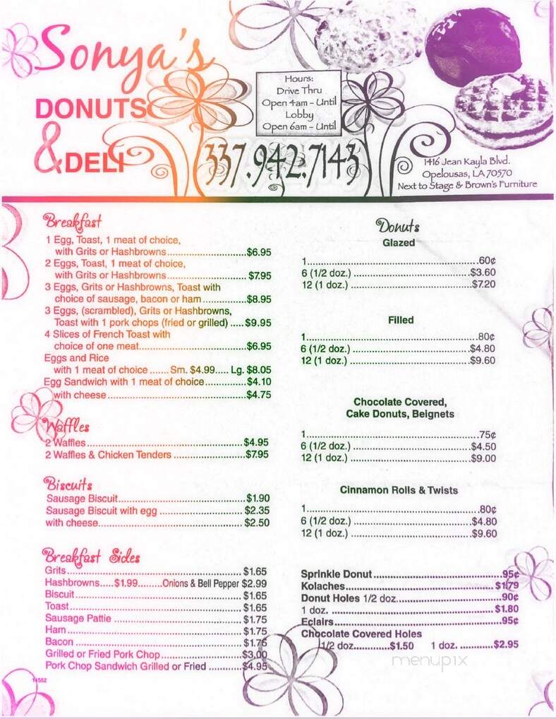 Sonya's Donut & Deli - Opelousas, LA