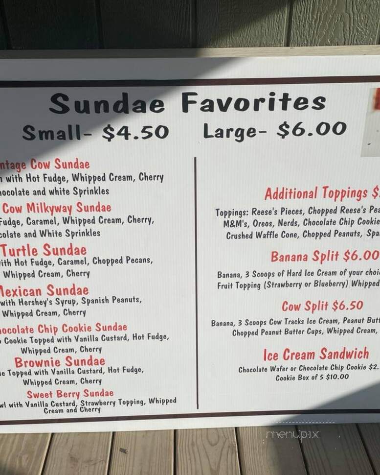The Vintage Cow Farmers Market - Attica, NY menu_pic