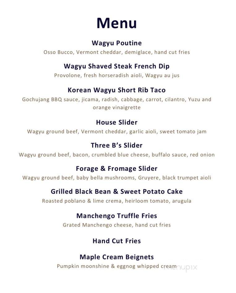 Wagyu Wagon - Westford, VT menu_pic