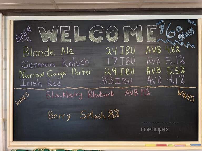 Whiskey Point Brewing - Beaver Island, MI menu_pic