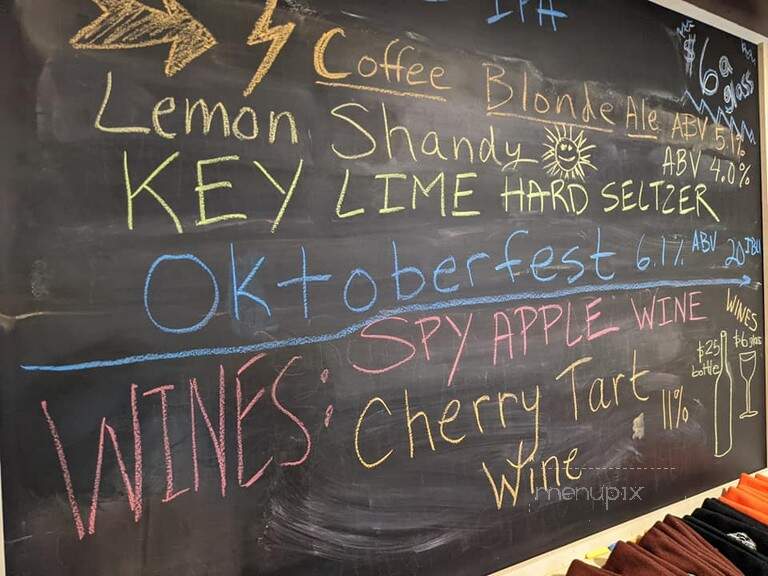 Whiskey Point Brewing - Beaver Island, MI menu_pic