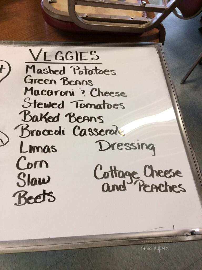 Wyonnette's Restaurant - Harrodsburg, KY menu_pic