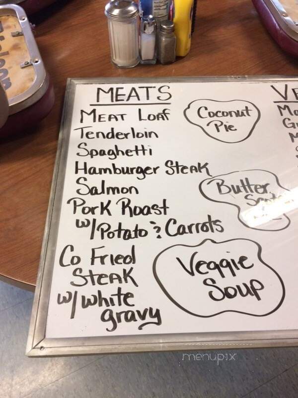 Wyonnette's Restaurant - Harrodsburg, KY menu_pic