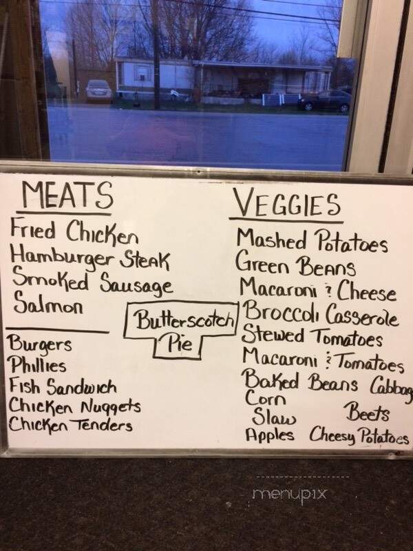 Wyonnette's Restaurant - Harrodsburg, KY menu_pic