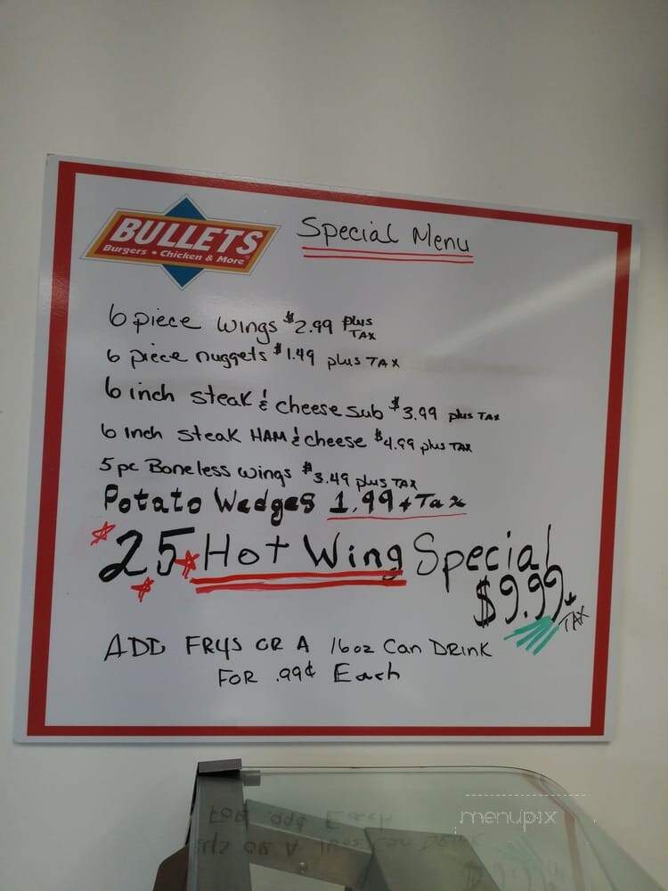 Bullets Burgers, Chicken and more - Harrisonburg, VA