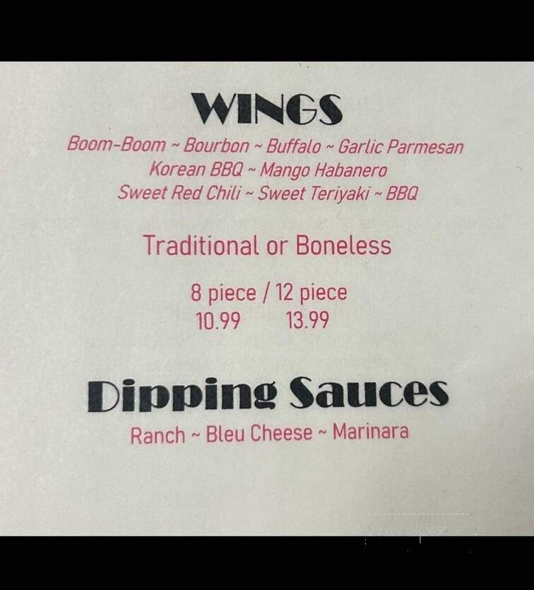 Fat John's Pizza - Marianna, FL menu_pic