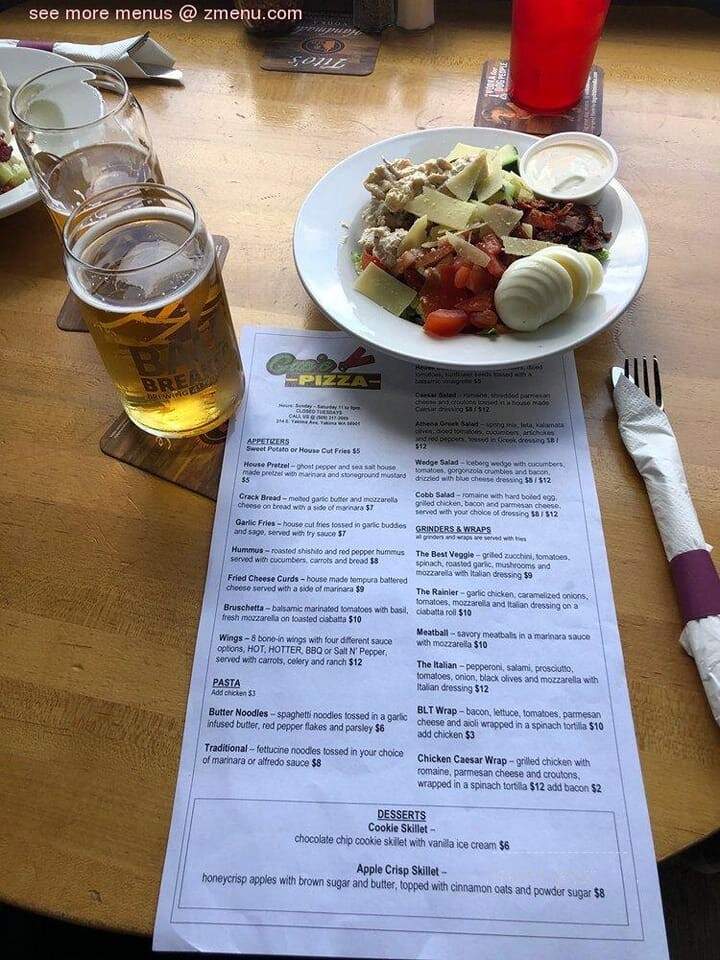 Gus's Sports Center Pizza - Yakima, WA menu_pic