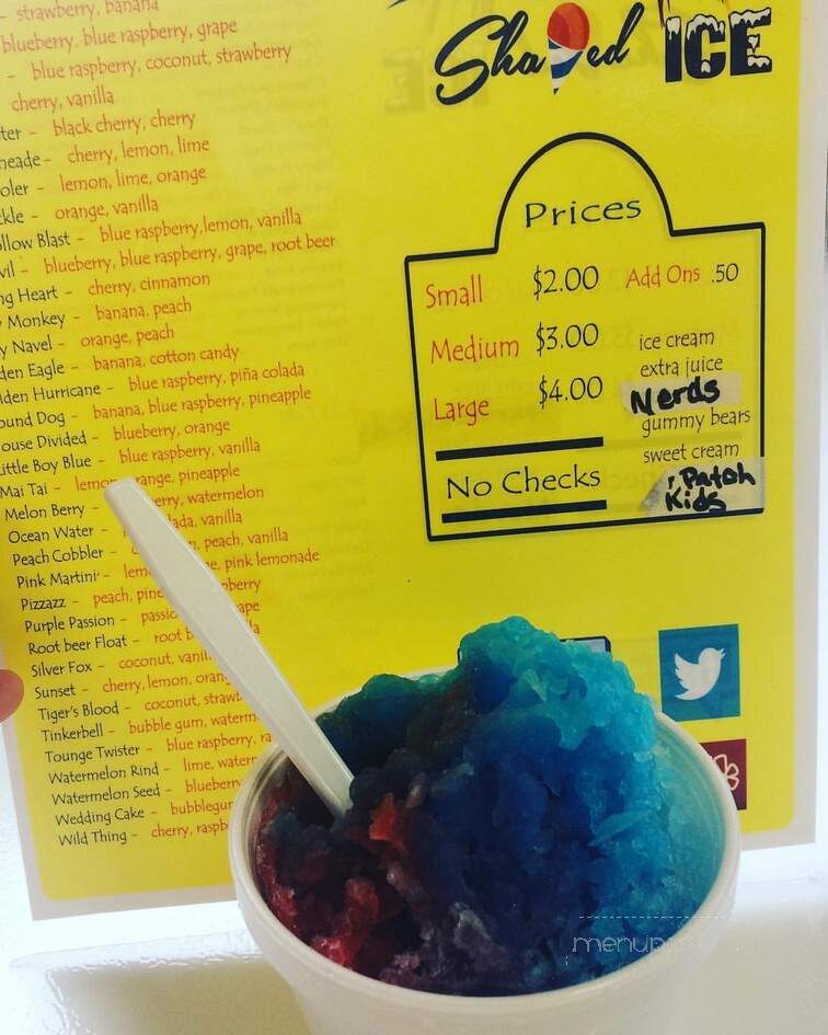 Lakeside Sno - Byrdstown, TN menu_pic