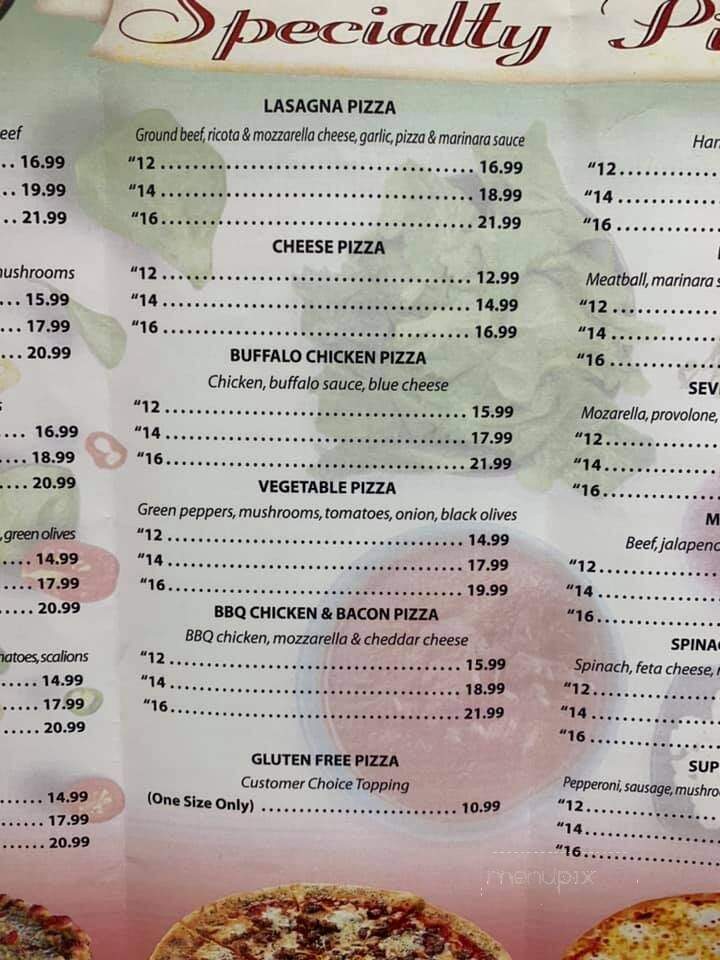 Pizza Di Roma and Pasta - Martin, TN menu_pic