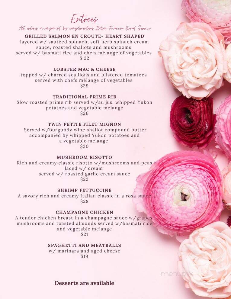 Windows On 4th - Williamsport, PA menu_pic