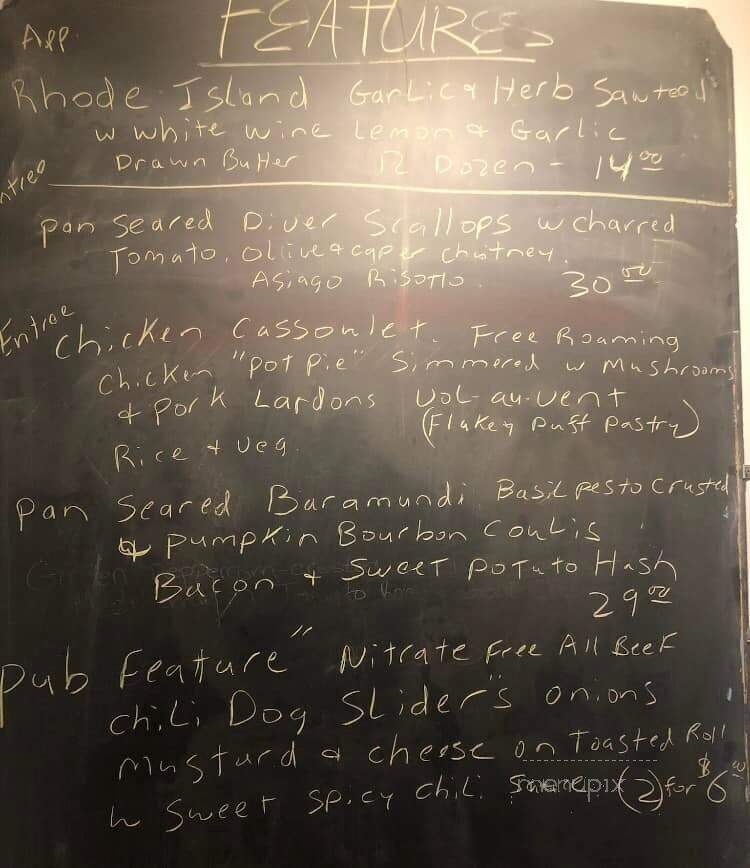 Windows On 4th - Williamsport, PA menu_pic