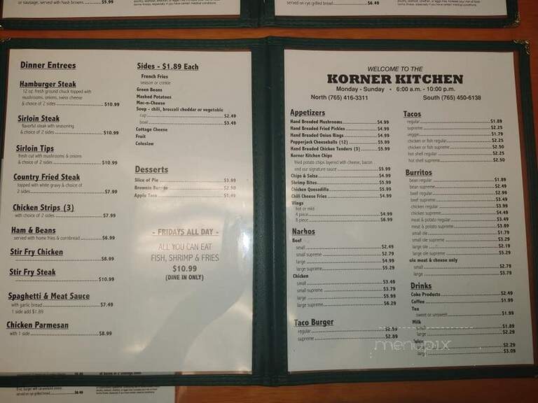 Korner Kitchen - Kokomo, IN