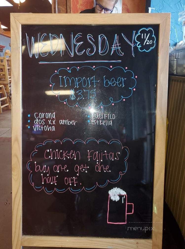 Pedro's Mexican Grill and Cantina - McDonough, GA menu_pic