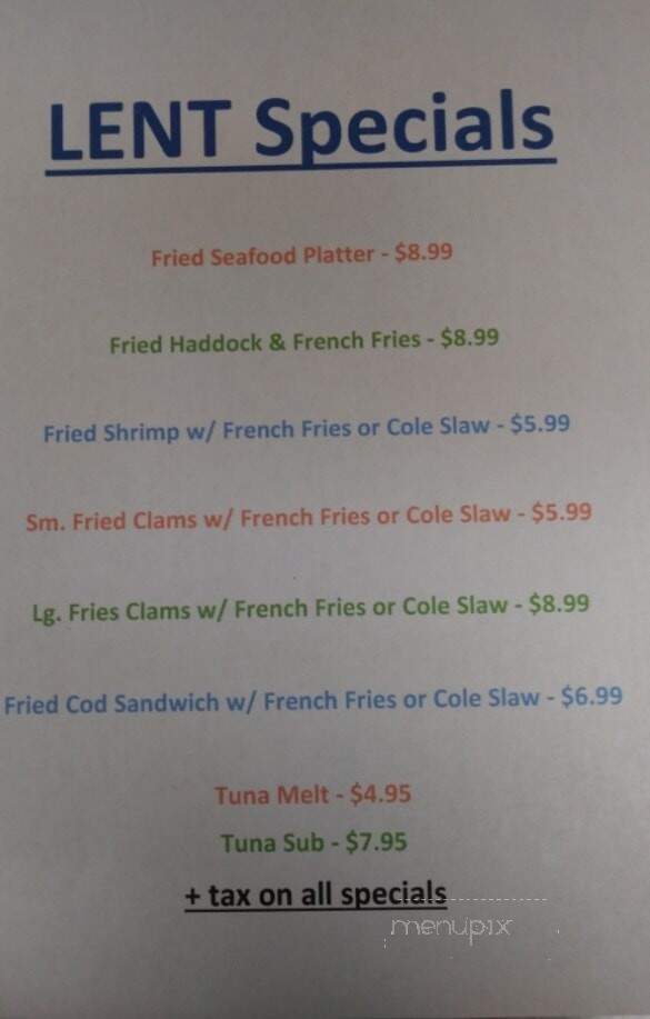 Queensbury Truck and Pizza Stop - Queensbury, NY menu_pic