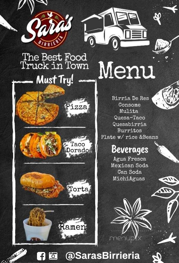 Sara's Birrieria - Homeland, CA menu_pic
