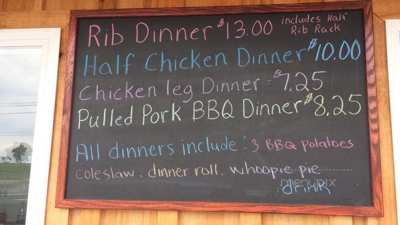 The BBQ Barn - Ronks, PA menu_pic