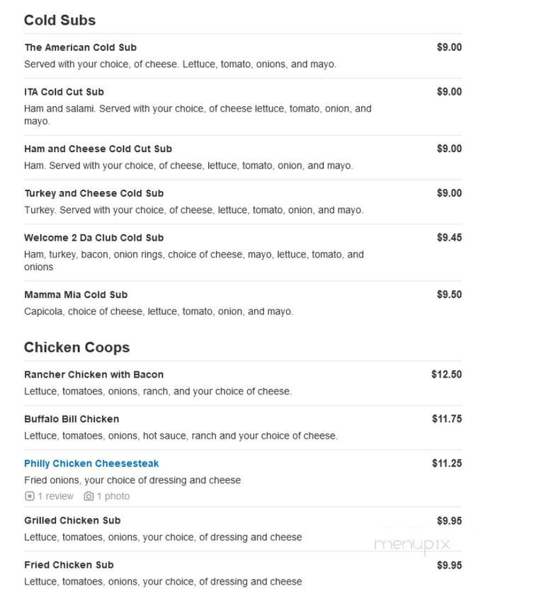 Time 2 Eat - Mount Joy, PA menu_pic