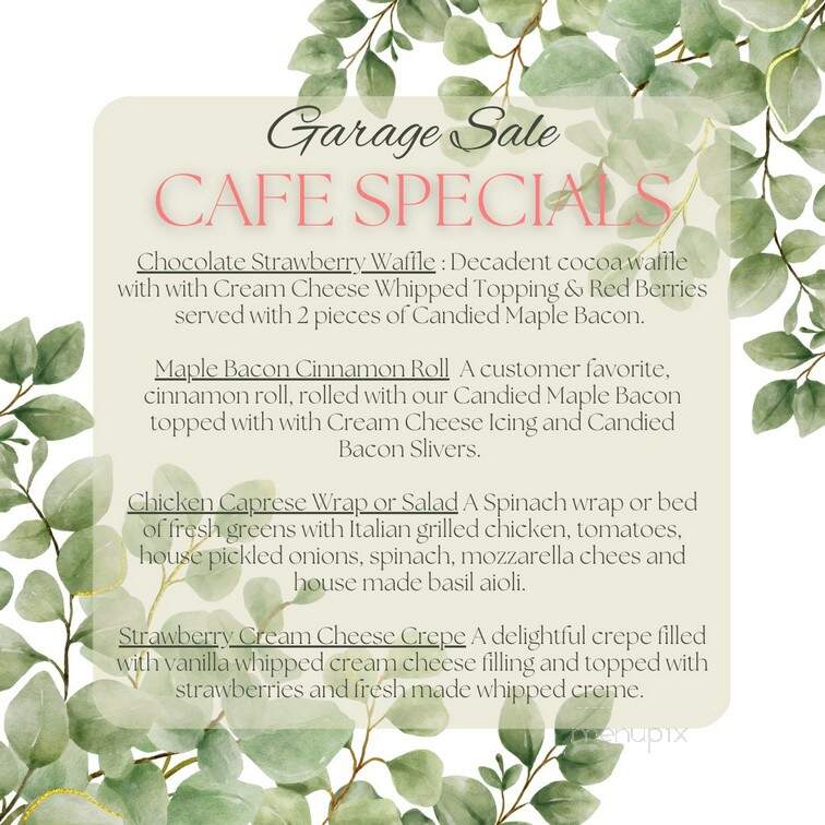 Trading House Cafe - Peru, IN menu_pic