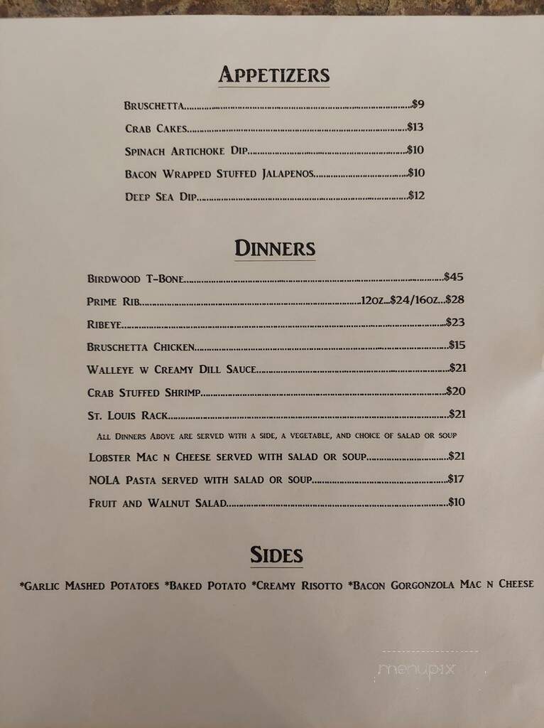 Another Round Sports Bar and Grill - North Platte, NE menu_pic
