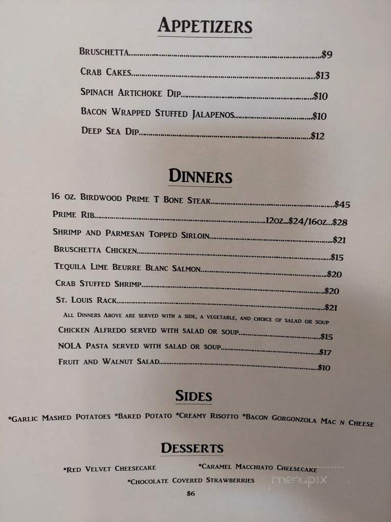 Another Round Sports Bar and Grill - North Platte, NE menu_pic