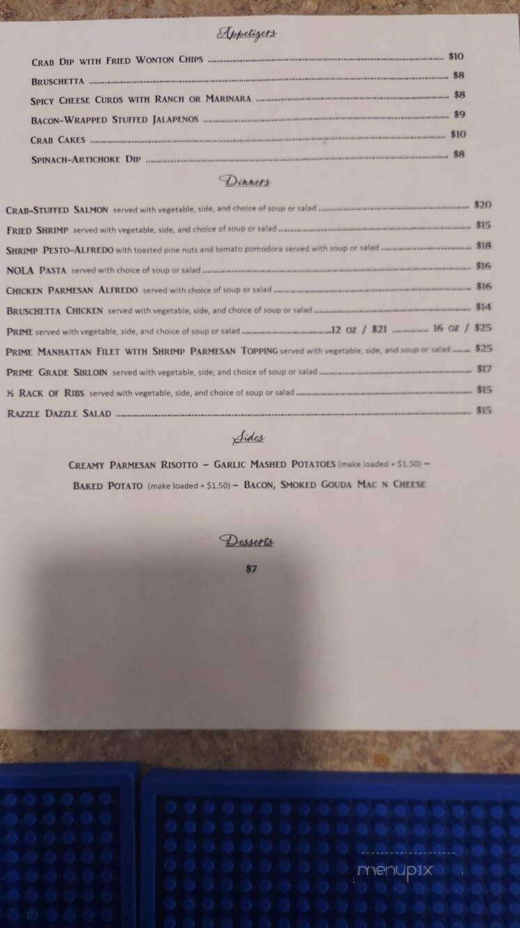 Another Round Sports Bar and Grill - North Platte, NE menu_pic