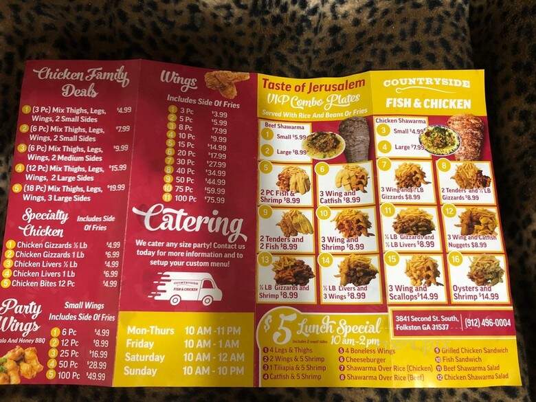 Countryside Fish and Chi - Folkston, GA menu_pic