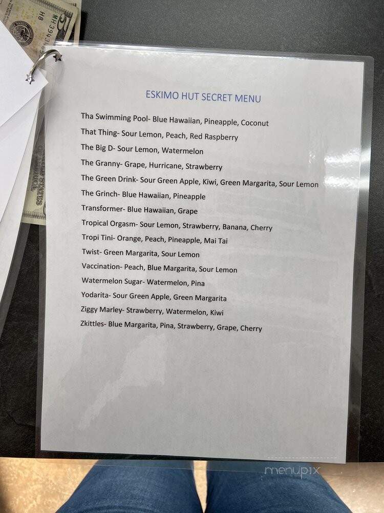 Eskimo Hut - Midwest City, OK menu_pic