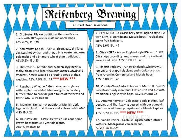 Reifenberg Brewing - Valatie, NY