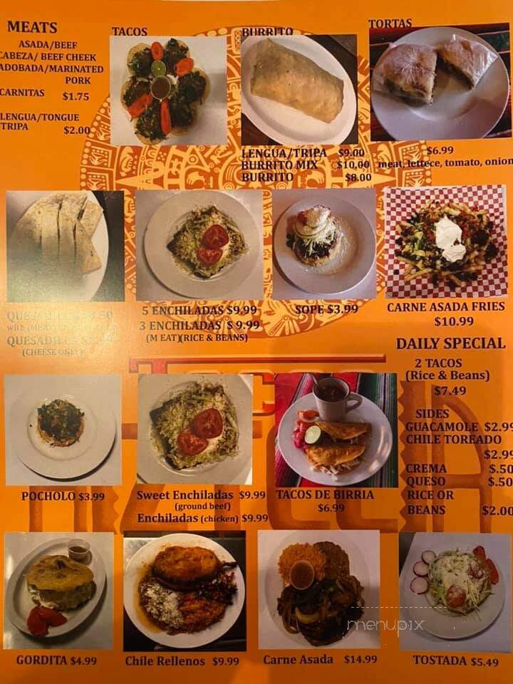 Tacos Azteca - Jerome, ID menu_pic