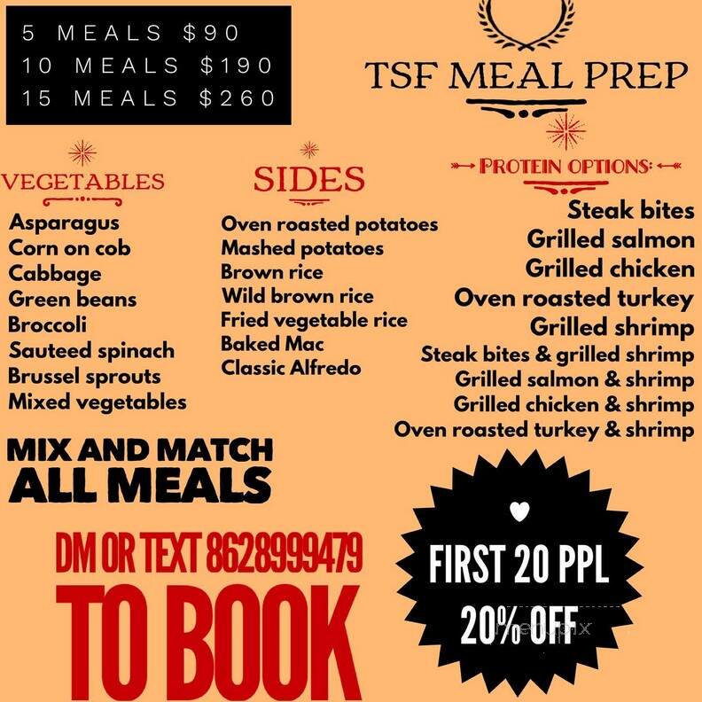 Tiff's Soul Food - Paterson, NJ menu_pic