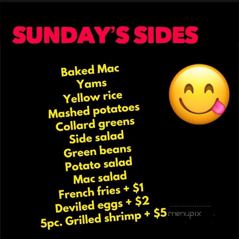 Tiff's Soul Food - Paterson, NJ menu_pic