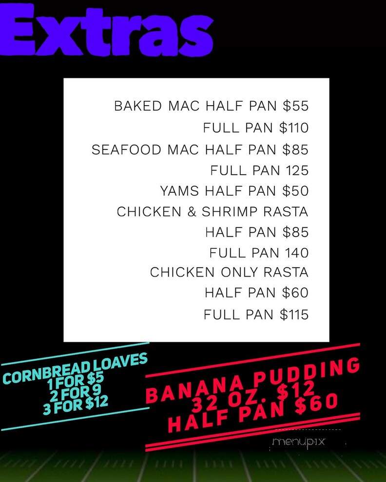 Tiff's Soul Food - Paterson, NJ menu_pic