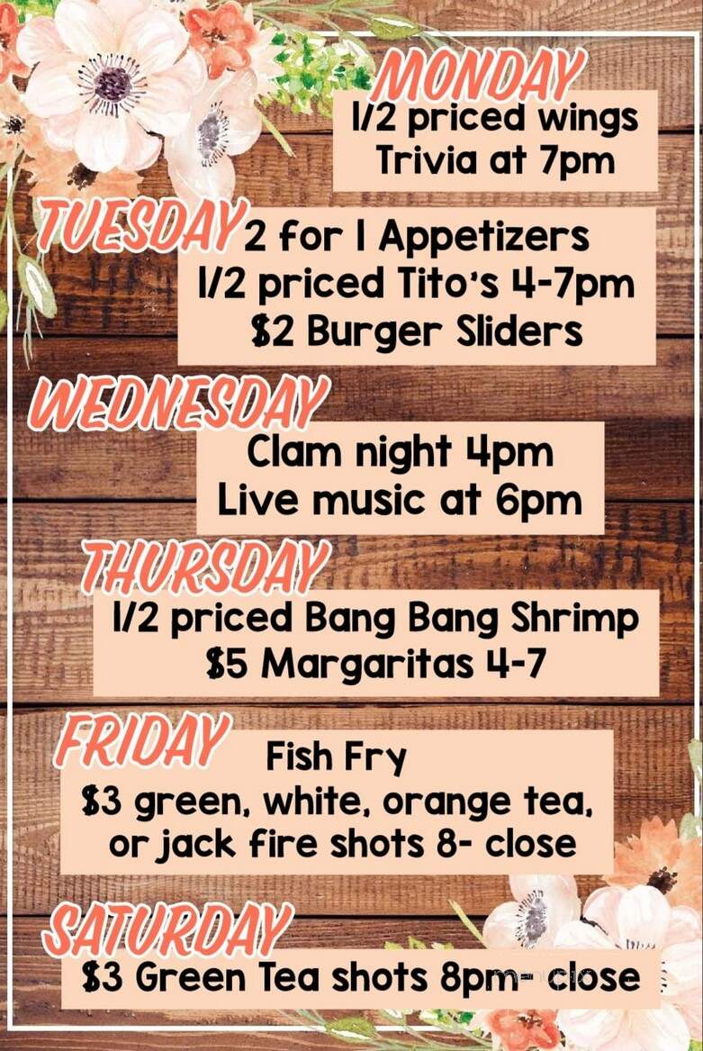 Wild Horse Bar & Grill - Central Square, NY menu_pic