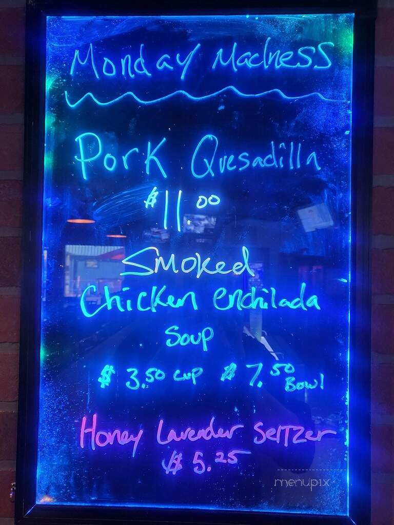 Workmans Bar & Smokehouse - Winston, OR menu_pic