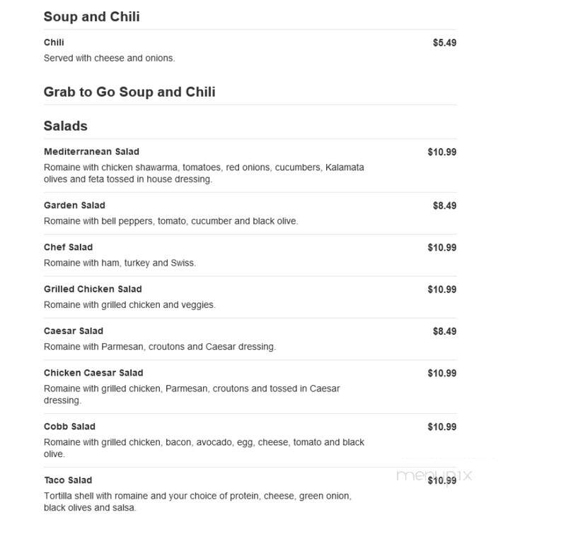 AZ Deli Company - Phoenix, AZ menu_pic