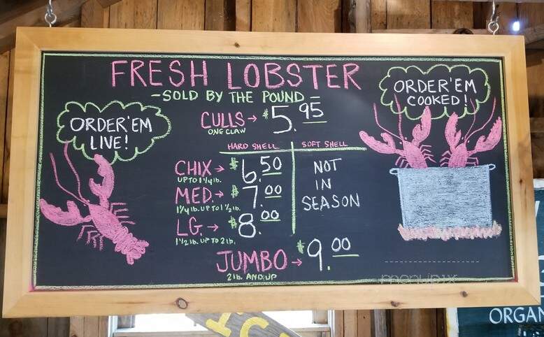 Wolff Lobster - Kennebunkport, ME menu_pic