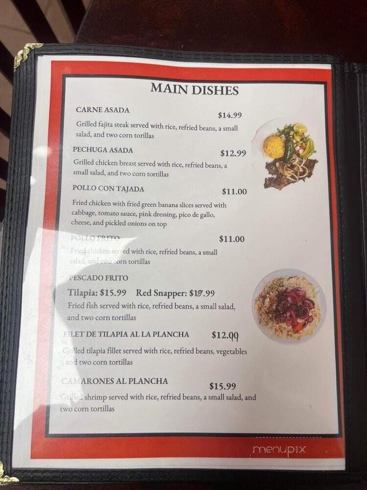 Estancias Restaurant - Manassas, VA menu_pic