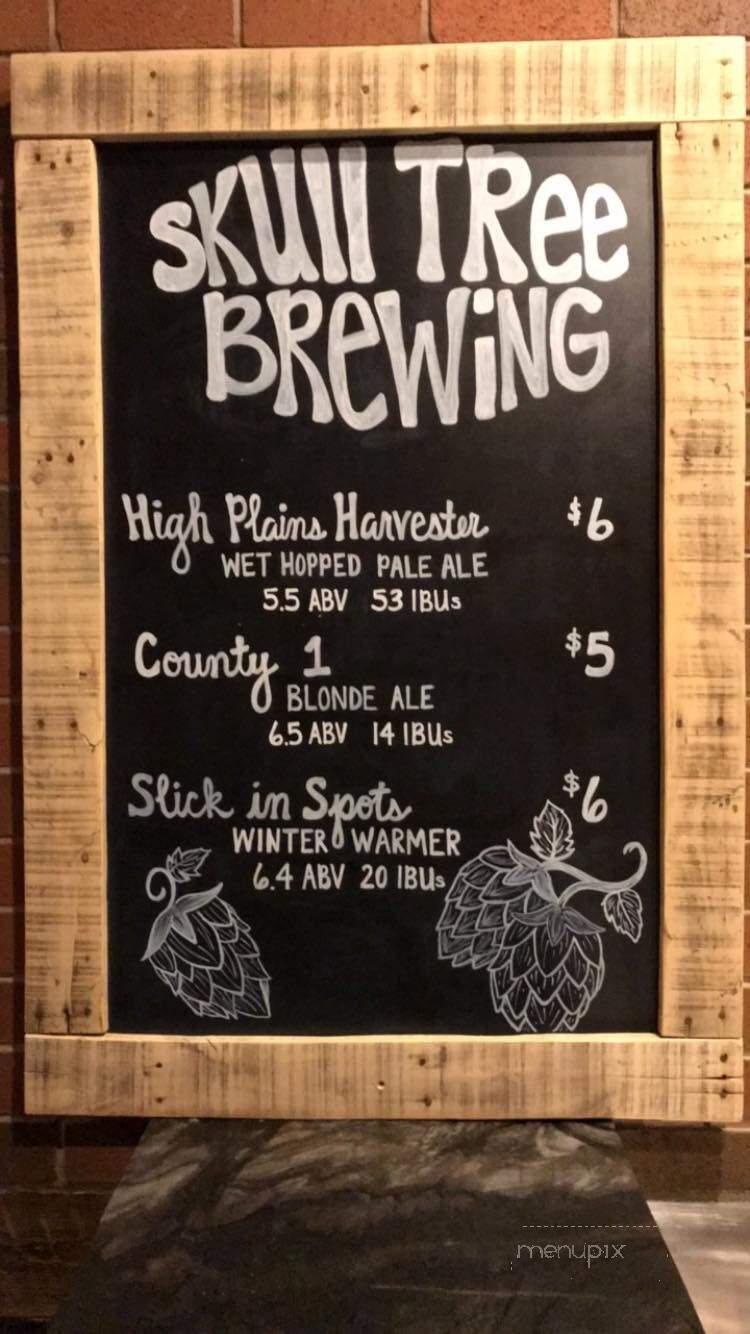 Skull Tree Brewing - Casper, WY menu_pic