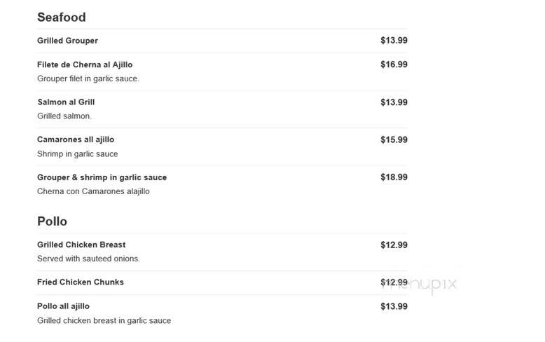 El Rincon Del Mofongo - Port Charlotte, FL menu_pic