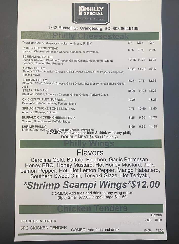 Philly Special - Orangeburg, SC
