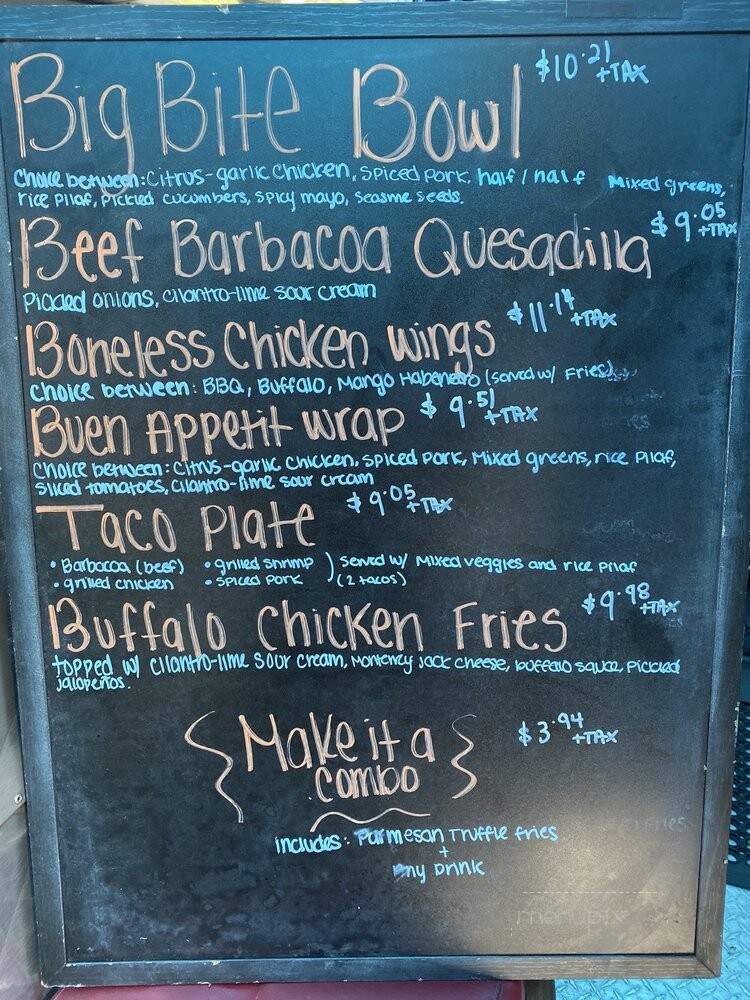 Buen Appetit - Irvine, CA menu_pic