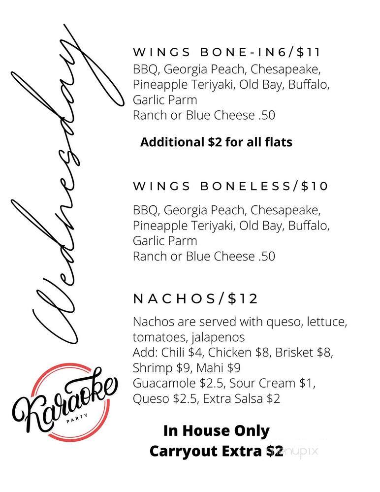 Crab Barn Restaurant - Millsboro, DE menu_pic