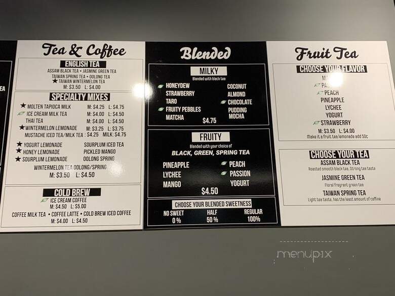 Taste Tea - Ewa Beach, HI menu_pic