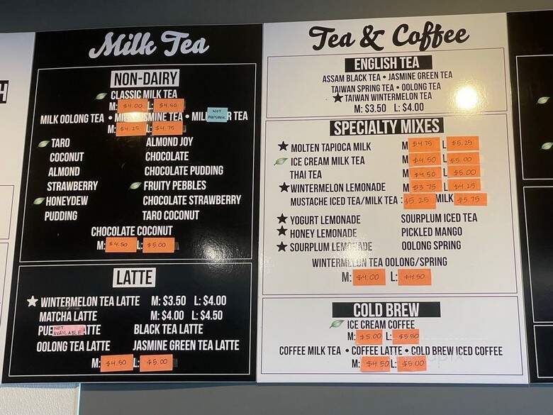 Taste Tea - Ewa Beach, HI menu_pic