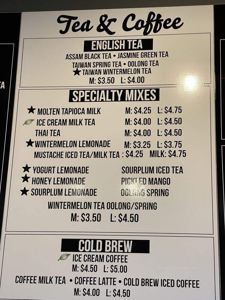 Taste Tea - Ewa Beach, HI menu_pic