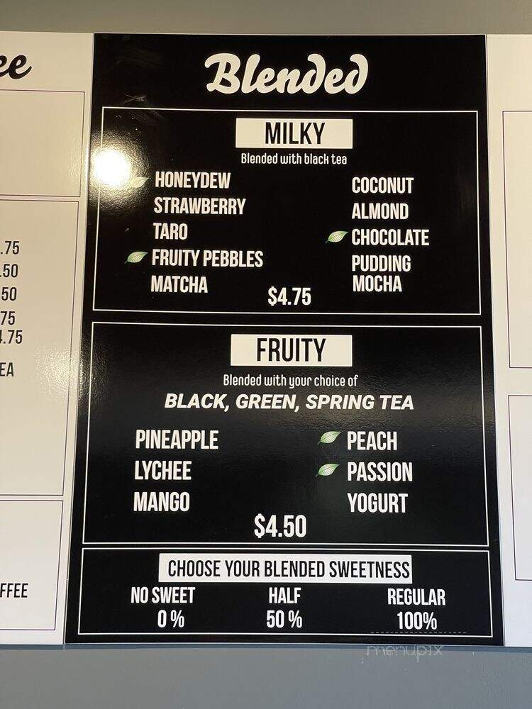 Taste Tea - Ewa Beach, HI menu_pic