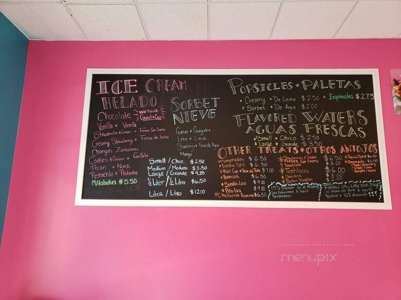 Vanessa's Ice Cream - Merced, CA menu_pic