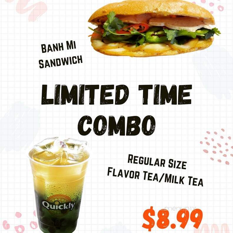Quickly Boba Tea & Snacks - Davie, FL menu_pic